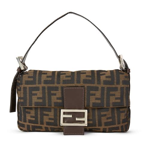 fendi double-sided ff canvas &|fendi baguette monogram.